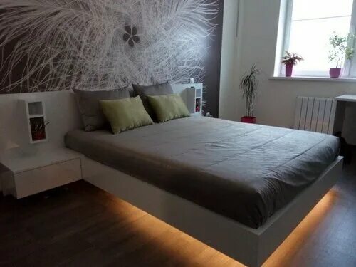 Парящая кровать фото Фото: LOFT-Пушкино, мебель на заказ, Полевая ул., 20, село Братовщина - Яндекс К