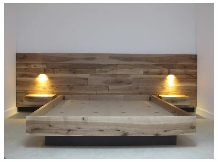 Парящая кровать из дерева фото чертежи Wooden Double Bed Design For Home #bed #design #wooden #wall wooden bed design, 