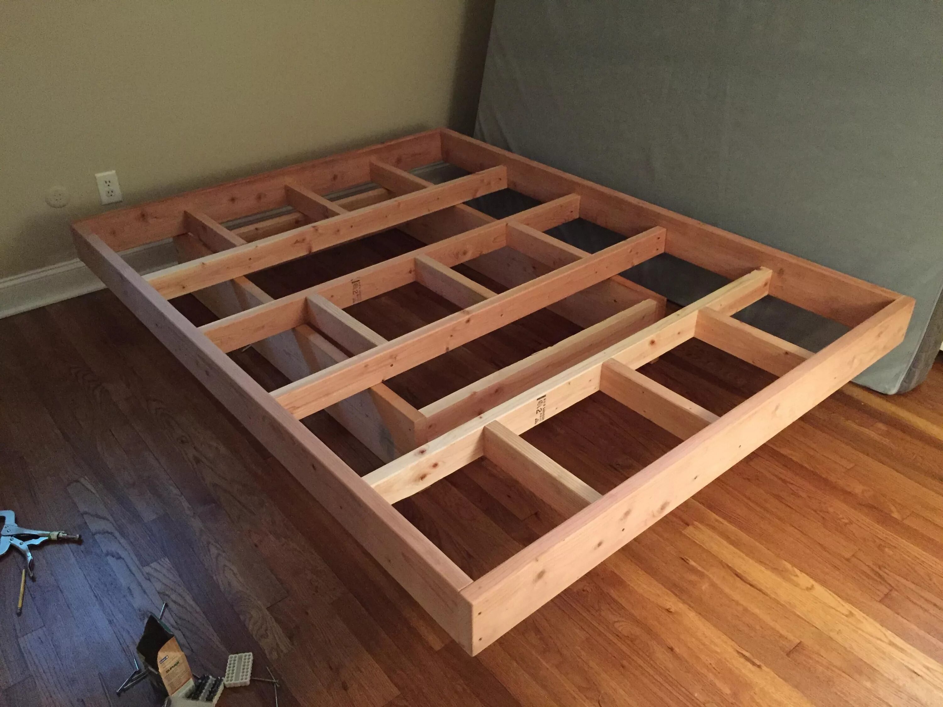 Парящая кровать своими руками чертежи 20+ Building A Bed Frame - ZYHOMY