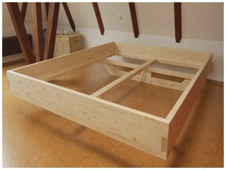 Парящая кровать своими руками из дерева чертеж Pin by Jefferson Young on Bed ideas in 2024 Bed design, Bed frame design, Diy be