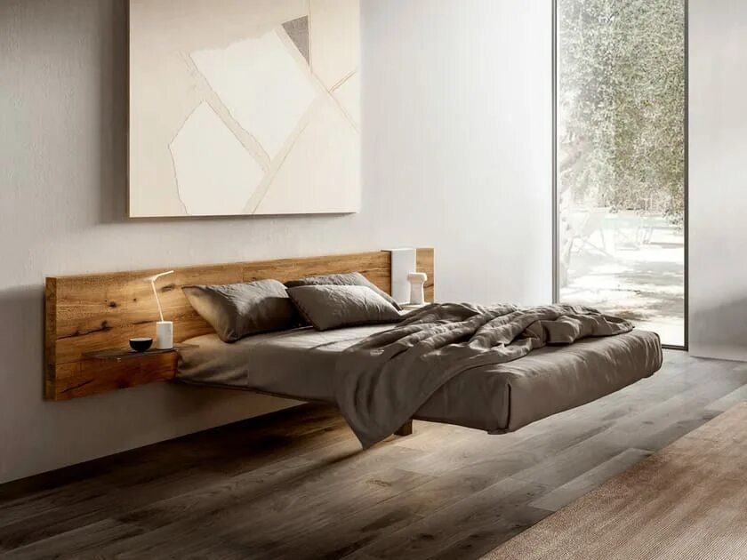 Парящая кровать в стиле лофт Contemporary Style Suspended Beds Archiproducts