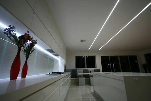 Парящая линия фото PML 150 Kitchen led lighting, Recessed lighting fixtures, Home lighting design