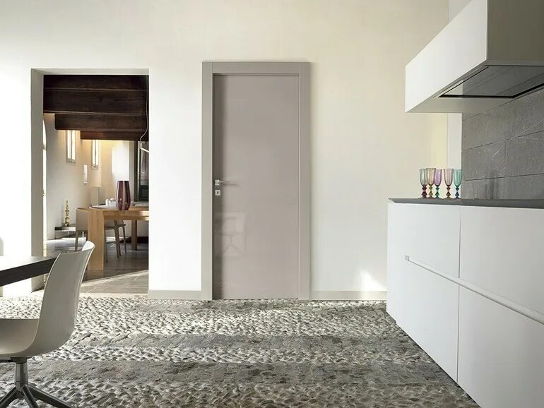 Парящие двери в интерьере Цвет дверей tortora? Houzz Россия
