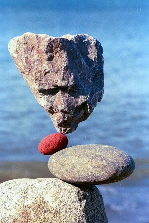 Парящие камни фото 40 Fascinating Land Art Installations - Bored Art Rock sculpture, Land art, Ston