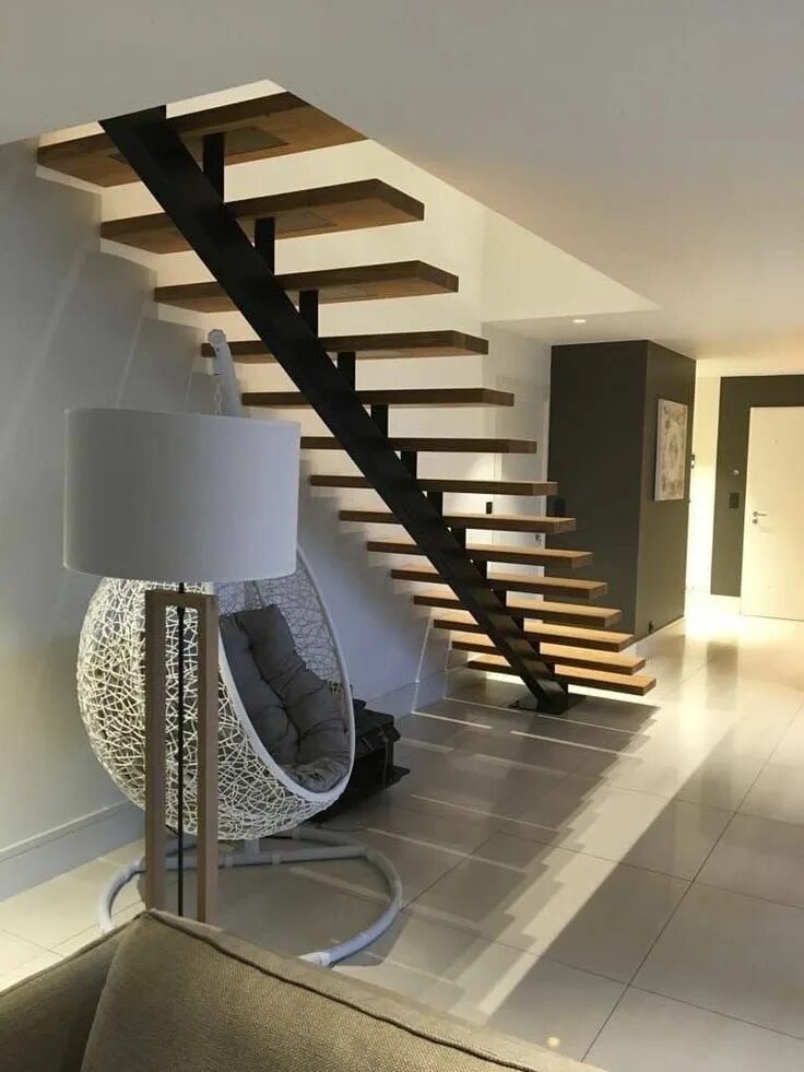 Парящие лестницы из металлоконструкций для дома фото Pin on Stairs, Staircase Stairs design modern, Staircase interior design, Stairw