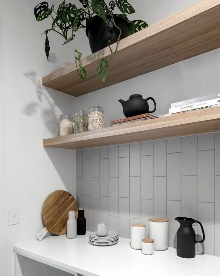 Парящие полки на кухне фото в интерьере 207 Likes, 3 Comments - Kalka homes (@kalkahomes) on Instagram: "Love a good but