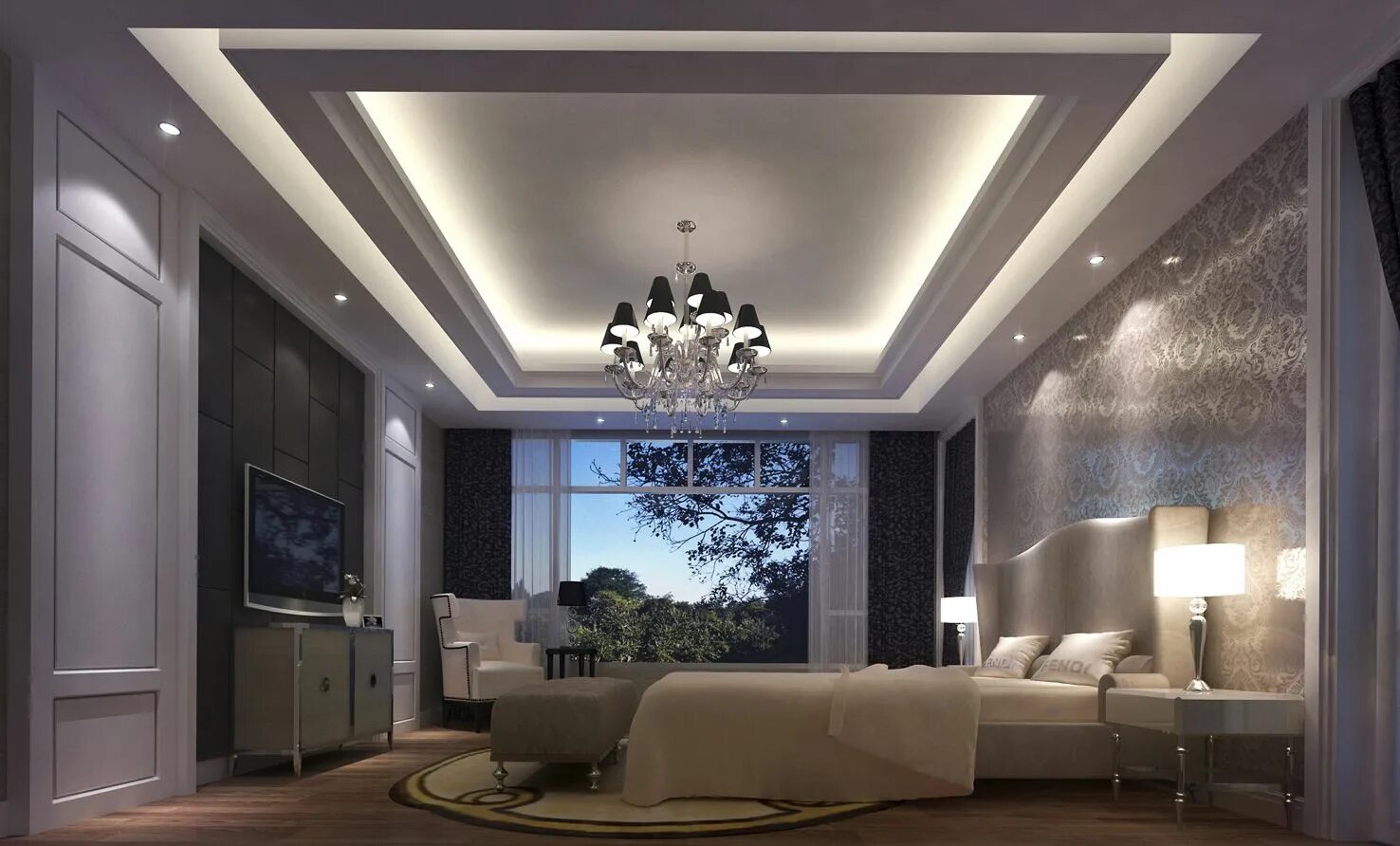 Парящие потолки гипсокартон фото Residence Interior Design by Mas Studio Limited #mas #masstudio #interior #inter
