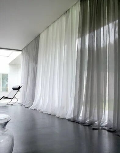 Парящие шторы фото Solid Pure White Sheer Voile Window Curtain In ALL Sizes OVERSTOCK SALE!!! eBay