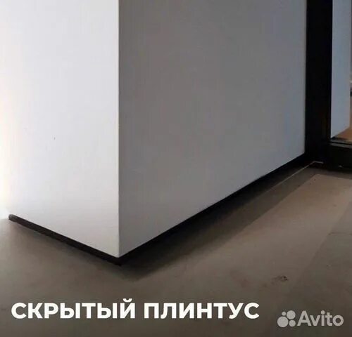 Парящие стены без плинтуса в интерьере Скрытые двери invisible купить в Новосибирске Товары для дома и дачи Авито