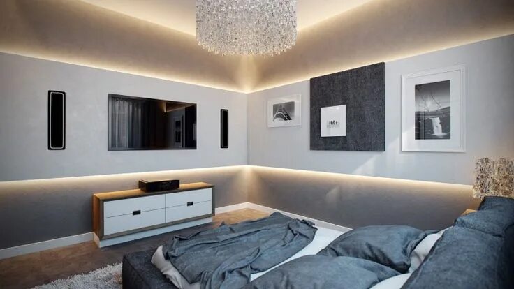 Парящие стены в интерьере как сделать Apartment in Germany by Alexander Zenzura