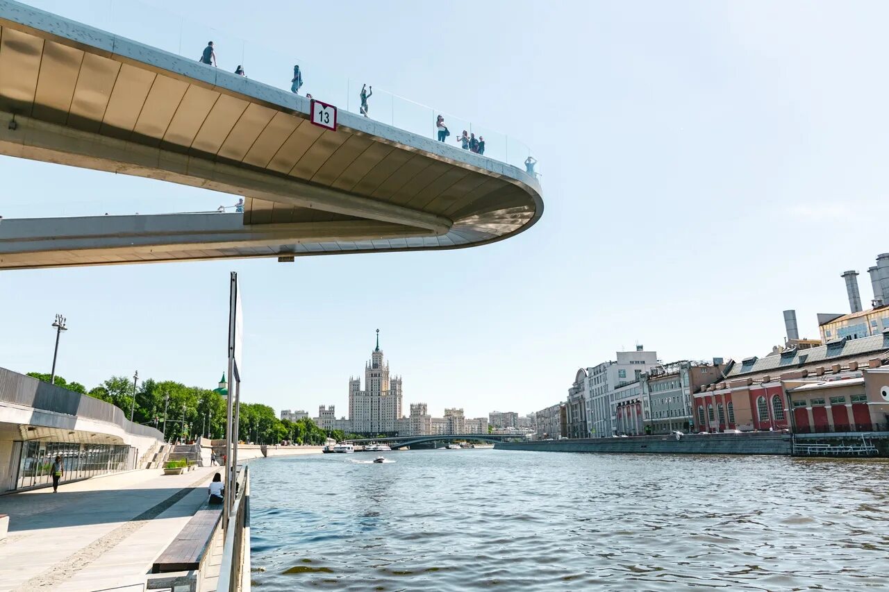Парящий мост фото Уникальные архитектурные формы Путеводитель Подмосковья