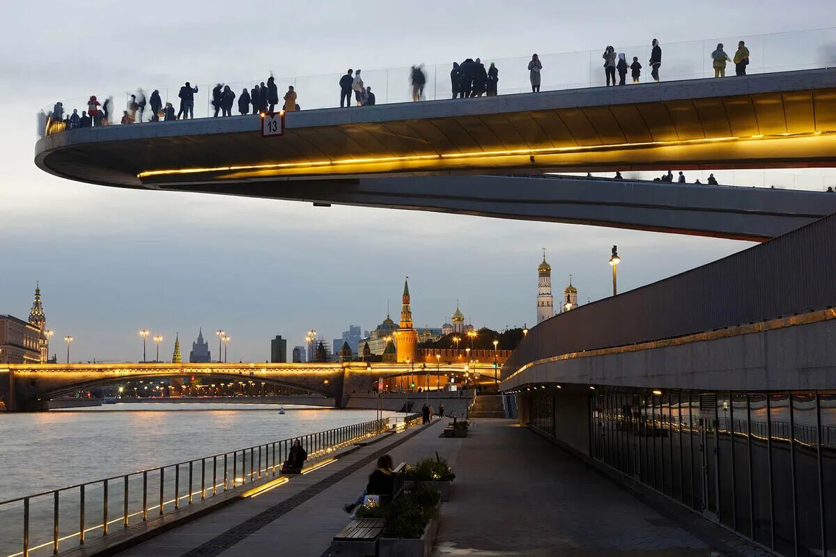 Парящий мост в парке зарядье фото От гостиницы Россия до современного парка Зарядье. Часть 2 Исторический путеводи