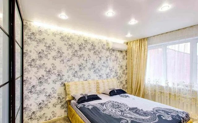 Парящий натяжной потолок фото в спальне Парящие натяжные потолки в Краснодаре - DELUX-M