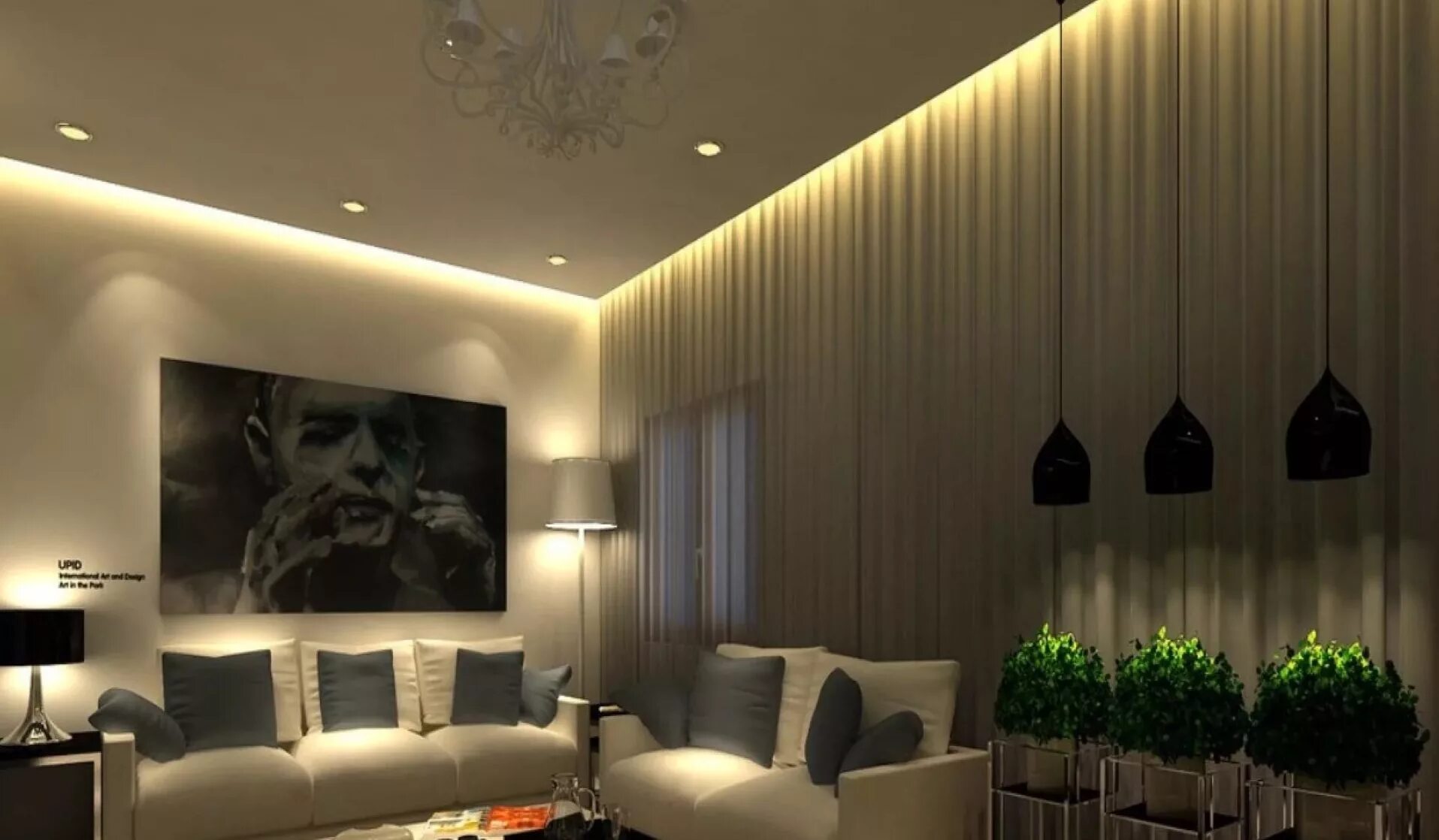 Парящий потолок фото в интерьере натяжной Salon Potolkov, Ip, ceiling systems, Budyonnovsk, Oktyabrskaya ulitsa, 72 - Yand