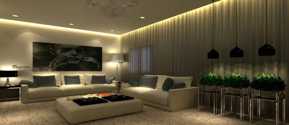 Парящий потолок в гостиной фото Best Modern Ceiling Light Fixtures Vintage Industrial Style Living room lighting