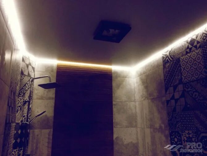 Парящий потолок ванная комната фото Парящий потолок из гипсокартона: как сделать своими руками, конструкция с подсве