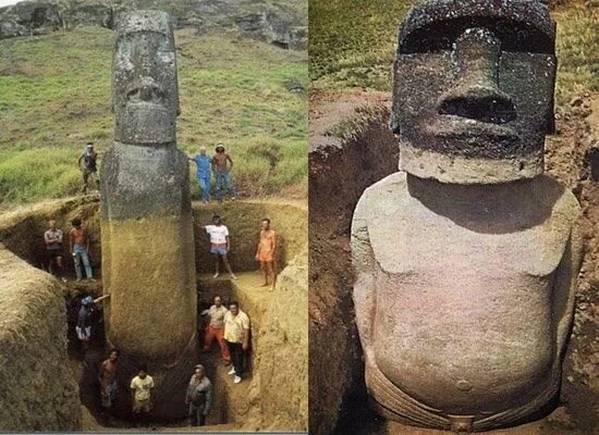 Пасха остров смешные статуи фото The statues of Easter Island have Bodies! Easter Island is a Territory of Chile.