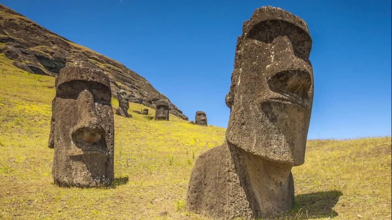 Пасха остров смешные статуи фото Тайна острова Пасхи раскрыта - YouTube