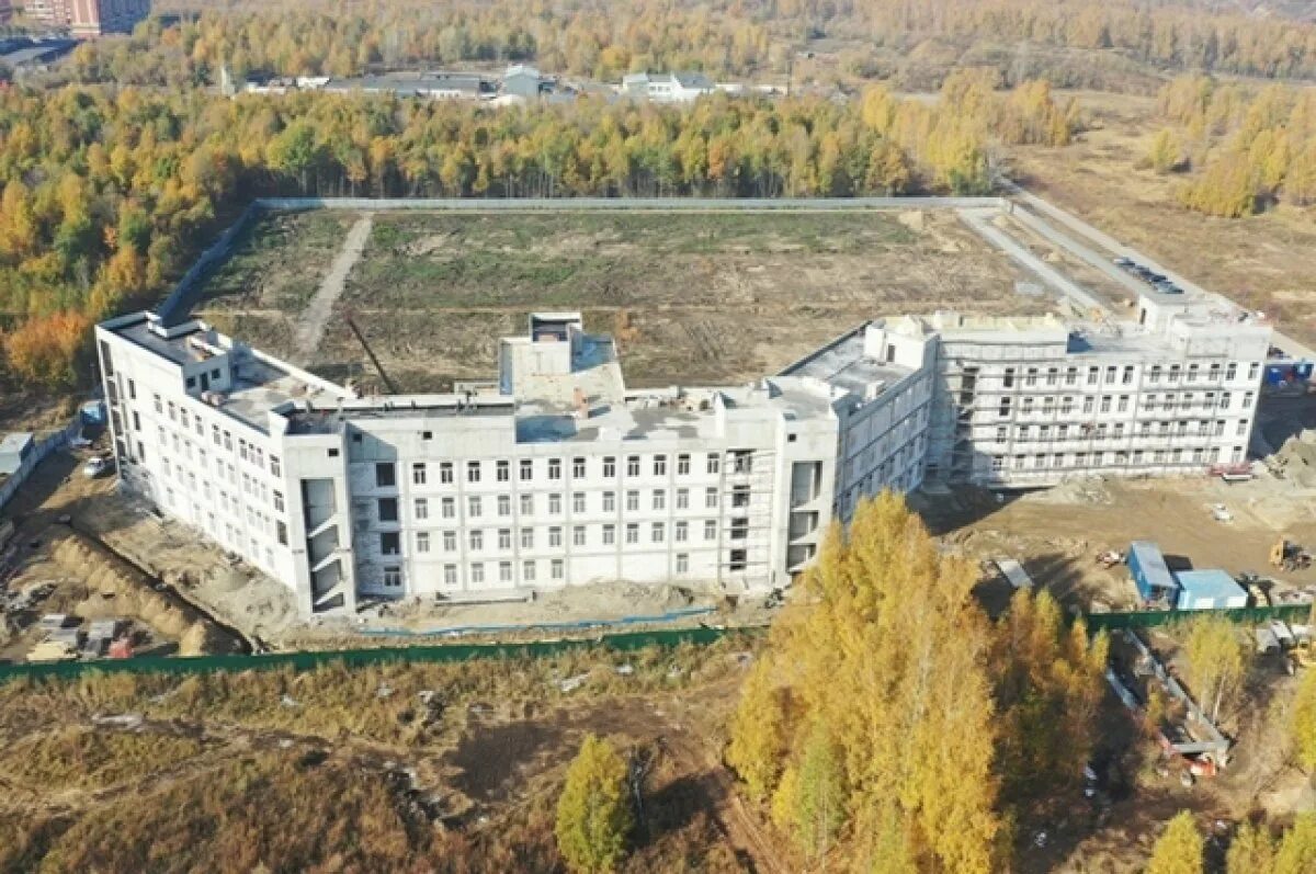 Пашенный новая поликлиника сейчас фото Каркасы трех поликлиник возвели в Новосибирске АиФ Новосибирск