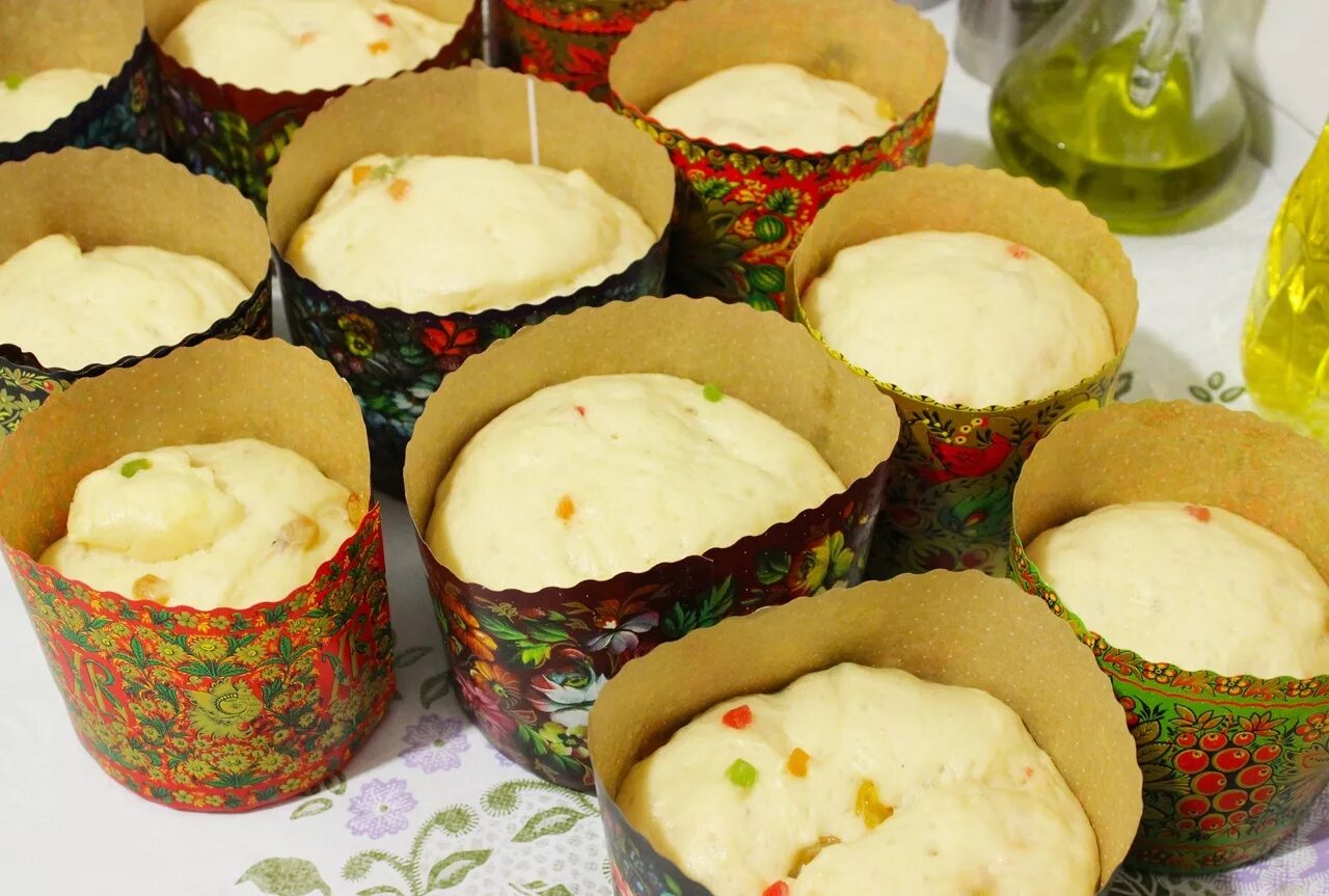 Пасхи куличи рецепты с фото простые Как выпекать куличи в бумажных формах?