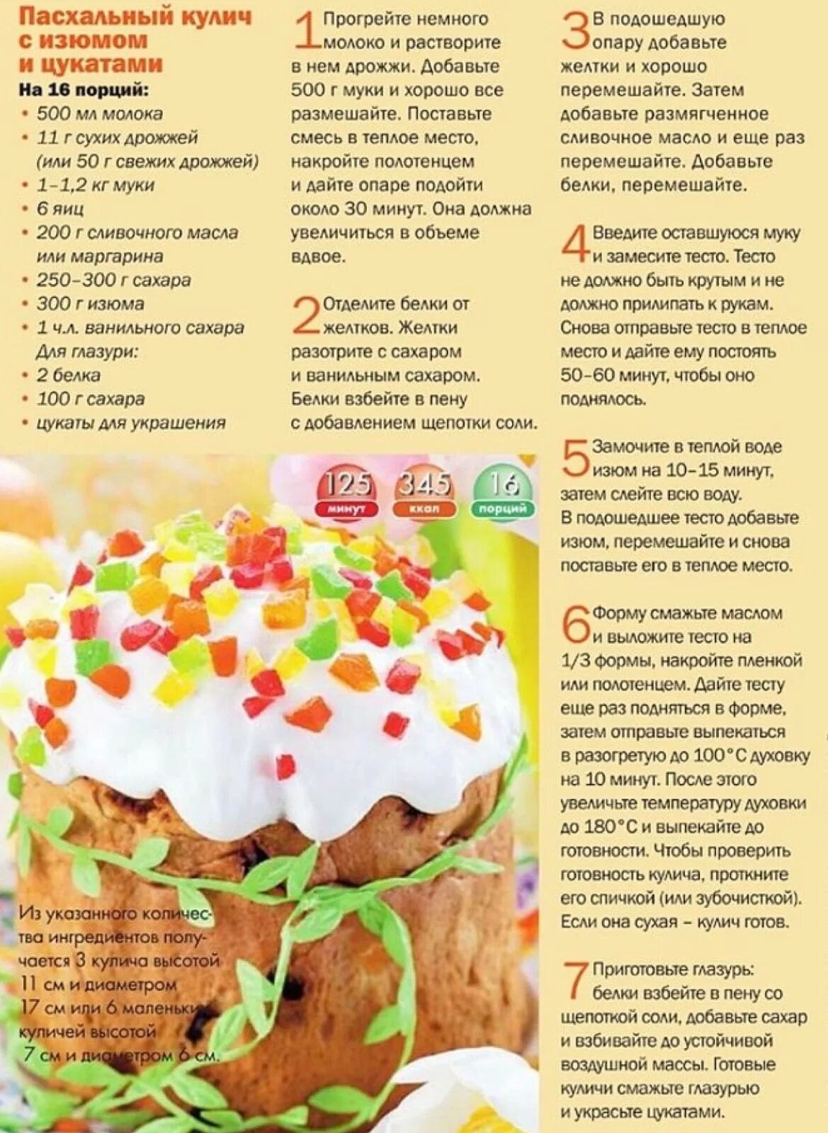 Пасхи куличи рецепты с фото простые Кулич вкусный проверенный рецепт