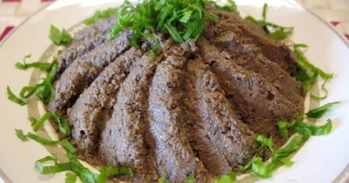 Паштет из говяжьей печени фото Простой Рецепт как Приготовить Паштет из говяжей печени - Советы, Ингредиенты и 