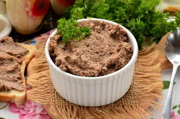 Паштет из говяжьей печени фото Паштет из печени индейки в домашних условиях: рецепт с фото Рецепт Рецепты еды, 