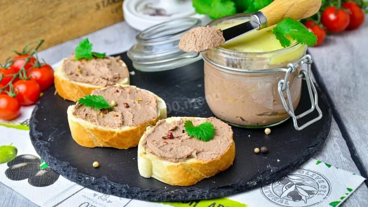 Паштет из куриной печени рецепт с фото Обалденный Полезный Домашний Печеночный Паштет ! За 5 минут. Быстро, Просто и оч