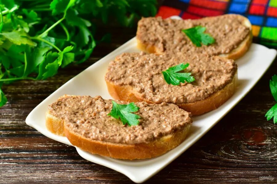 Паштет из печени фото Паштет из печени с молоком - пошаговый рецепт с фото на Повар.ру