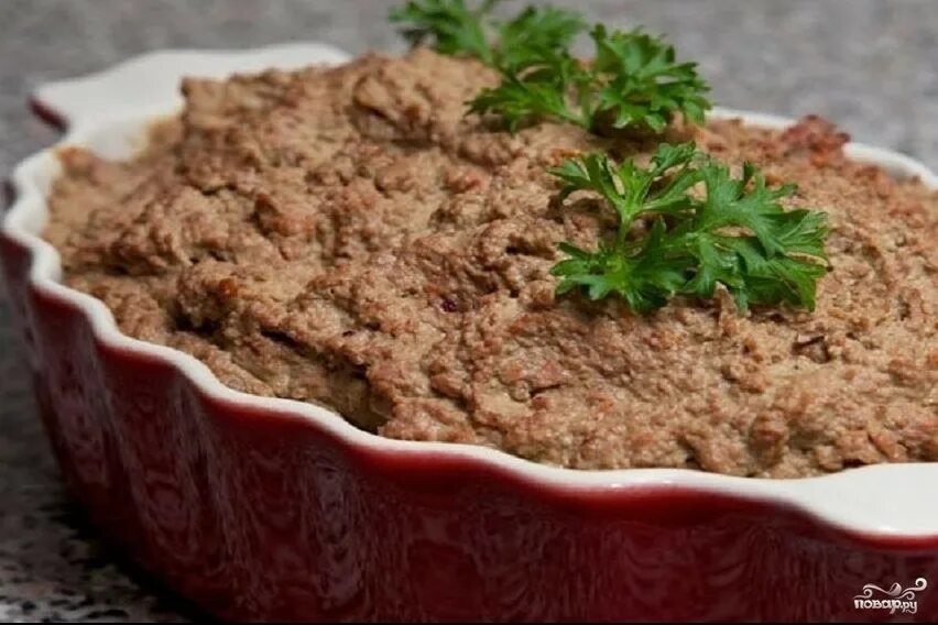 Паштет из печени фото пошаговый рецепт Печеночный паштет домашний - пошаговый рецепт с фото на Повар.ру