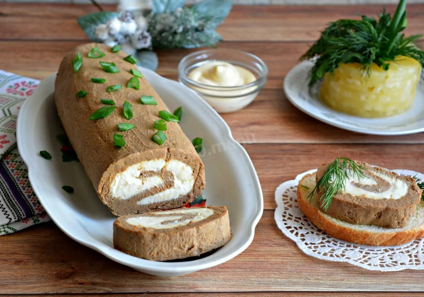 Паштет из печени фото пошаговый рецепт Печеночный рулет из печени рецепт с фото пошагово - 1000.menu