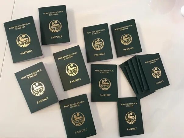 Паспорт чеченской республики фото Passport of a citizen of the Chechen Republic of Ichkeria, which was to replace 