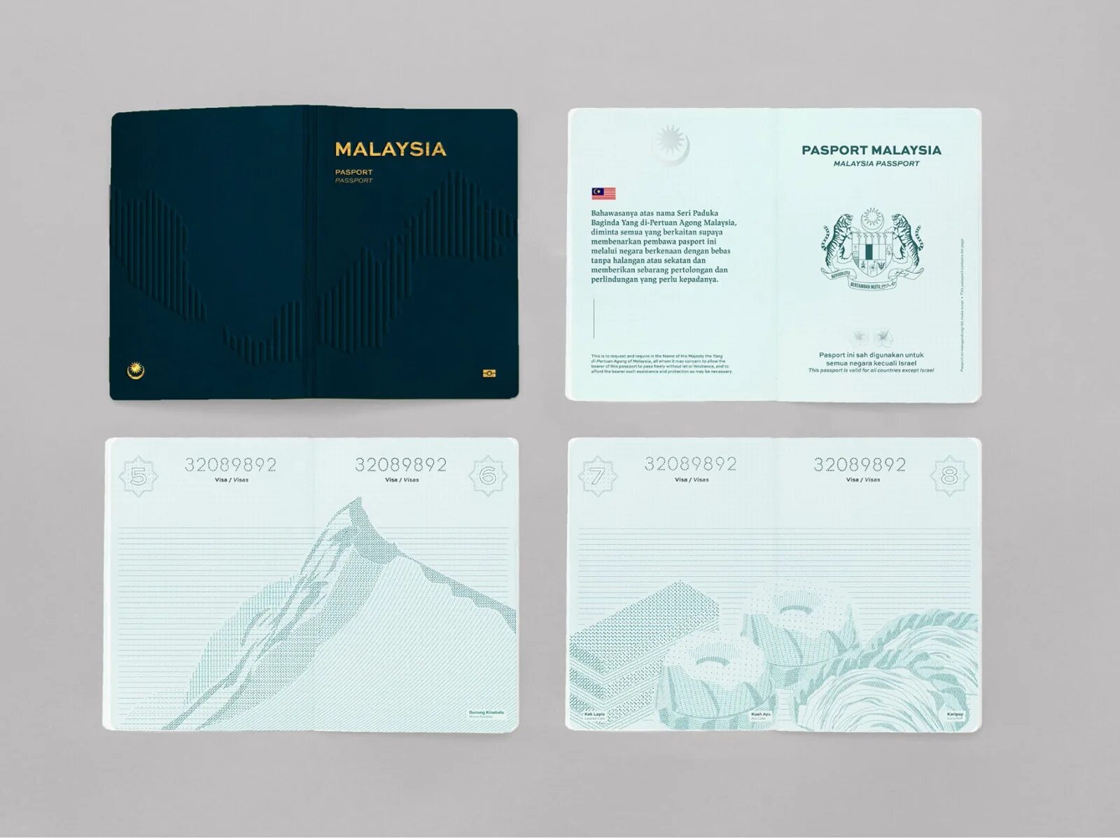 Паспорт дизайн проекта Malaysia Passport by Ideology Design Studio on Dribbble