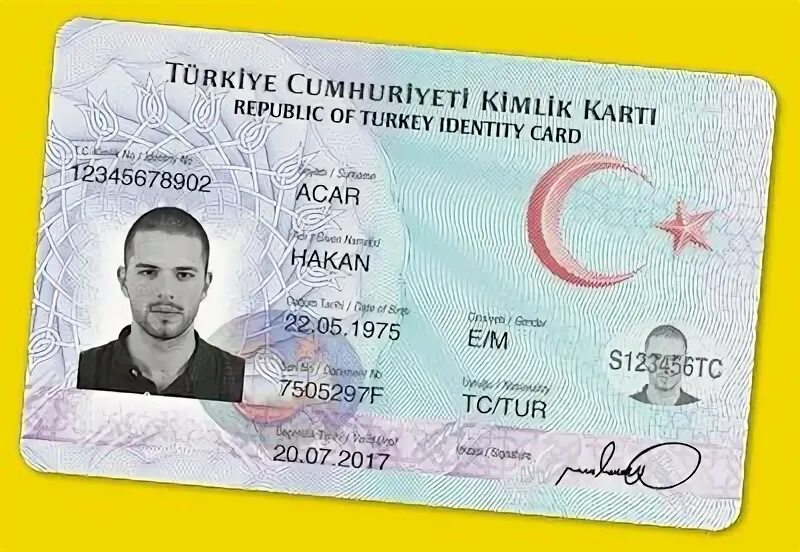 Паспорт гражданина турции фото Внутренний паспорт турции - Фото