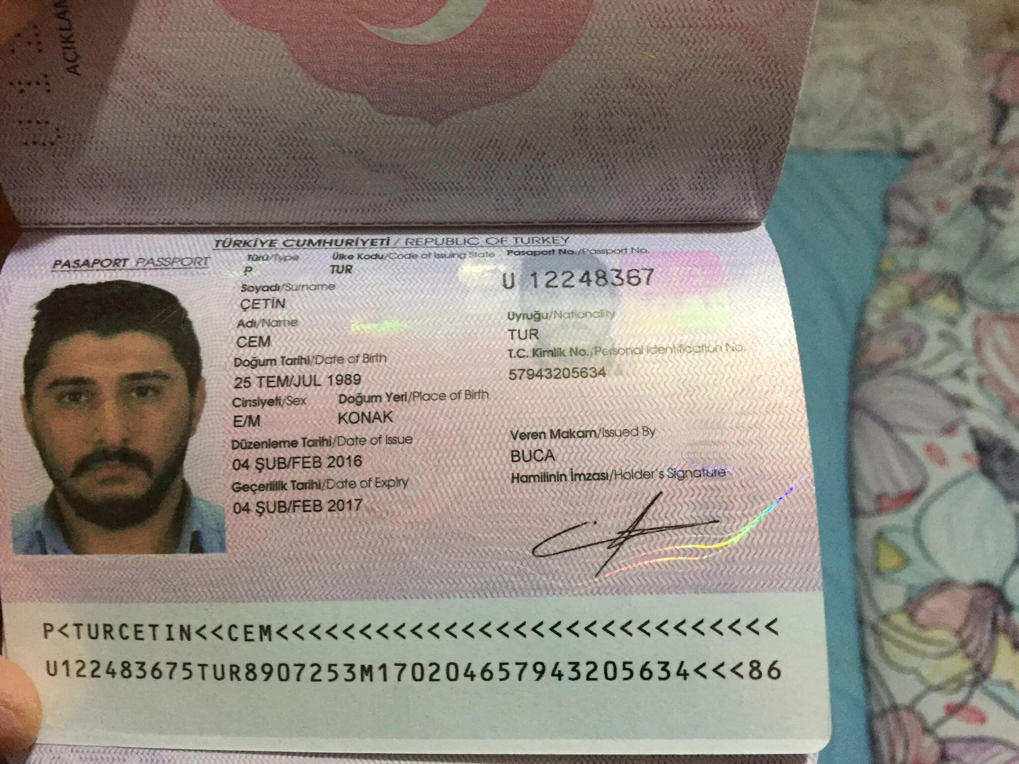Паспорт гражданина турции фото Паспорт гражданина турции образец