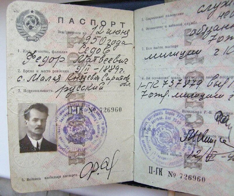 Паспорт ссср фото Пять интересных фактов о советском паспорте Первый Советский Дзен