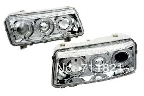 Пассат б4 фары тюнинг Проектор Ангел глаз фара для Volkswagen для VW Passat B4 headlights for angel ey