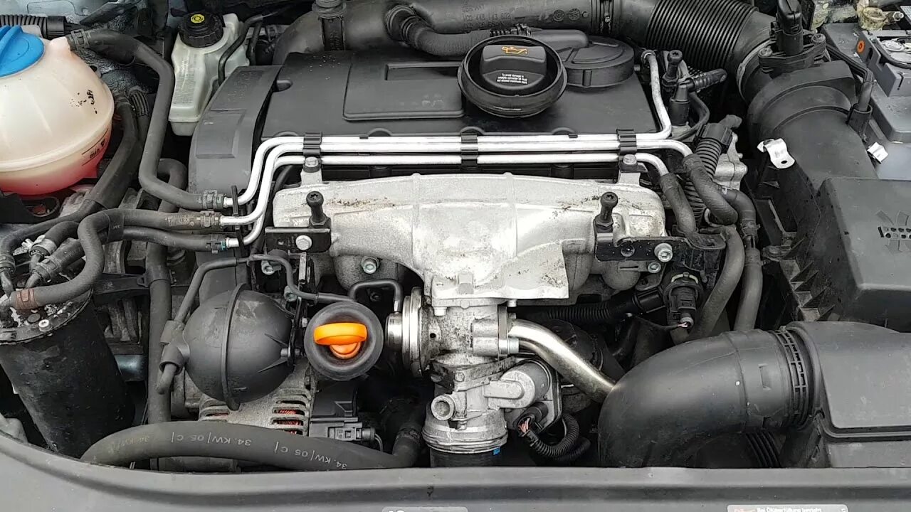 Пассат б6 фото двигателя Motor / Engine 2.0TDI 140CP BKP VW Passat B6 2005 - 2010 - YouTube
