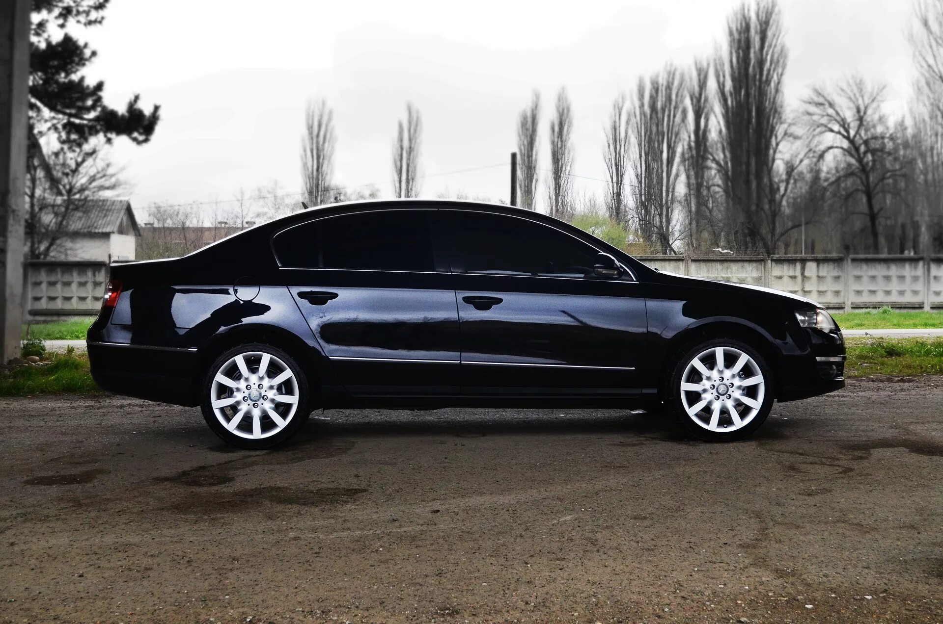 Пассат б6 на 18 дисках фото Финальная фото сессия Дисков Mercedes-Benz на VW Passat b6 Nikolai Kutsenko (fot