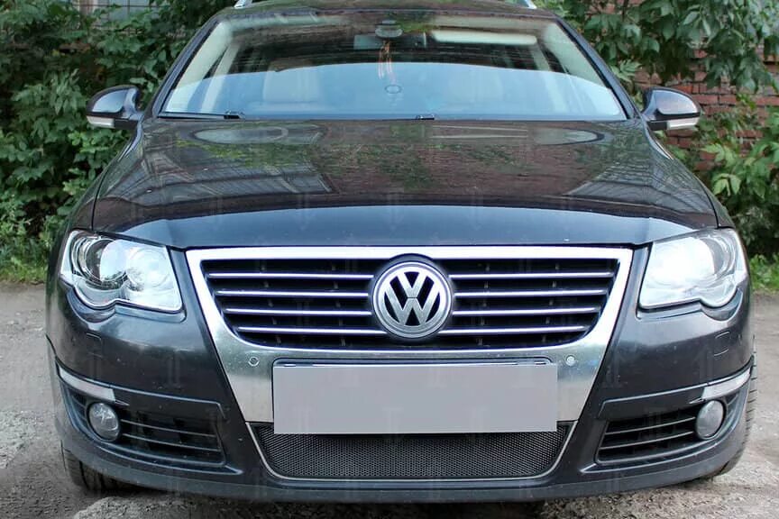 Пассат б6 тюнинг решетки радиатора Защитная сетка радиатора Volkswagen Passat B6 (2005-2011) Хром купить в Екатерин