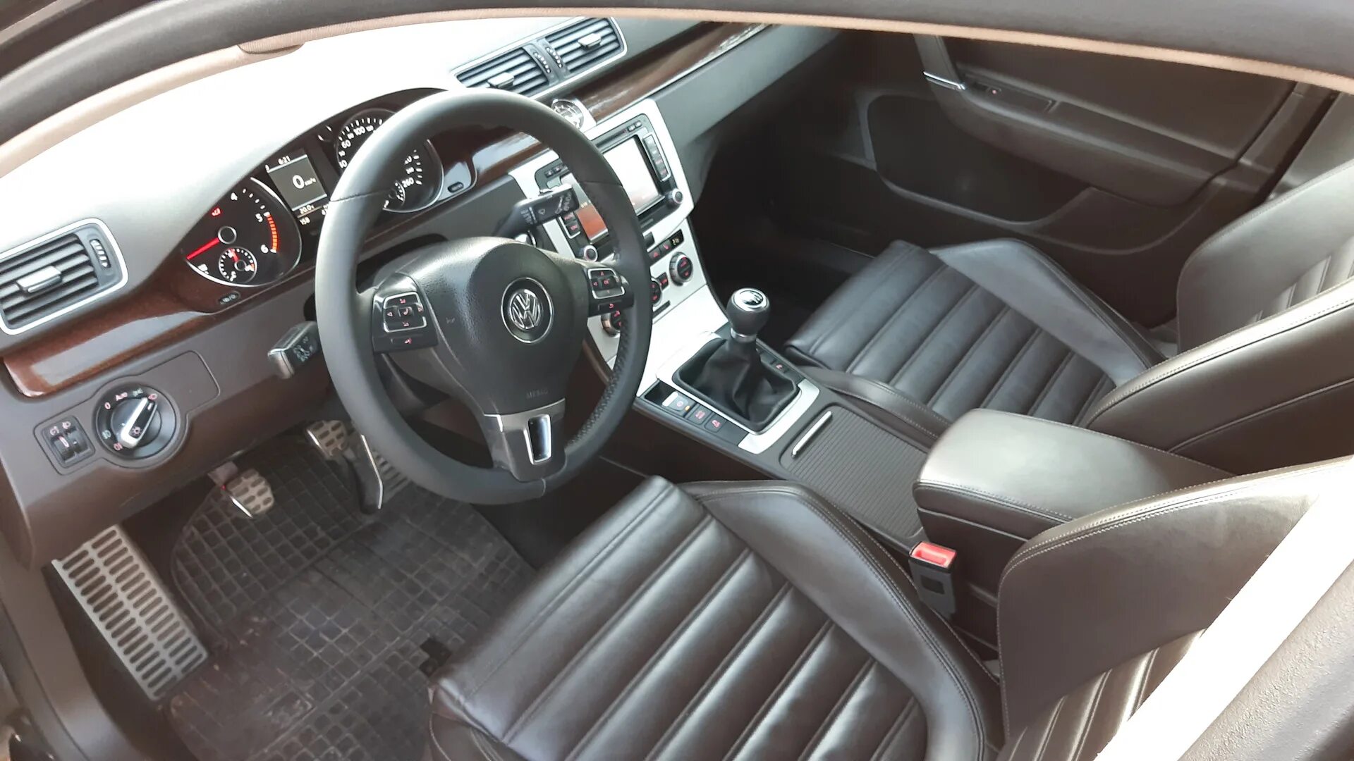 Пассат б6 тюнинг салона Салон от пассата б7 в пассат б6 -3 часть финал. - Volkswagen Passat B6, 2 л, 201