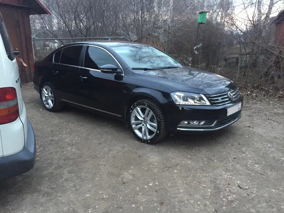 Пассат б7 на 18 дисках фото Переход на R18. - Volkswagen Passat B7, 1,8 л, 2014 года колёсные диски DRIVE2