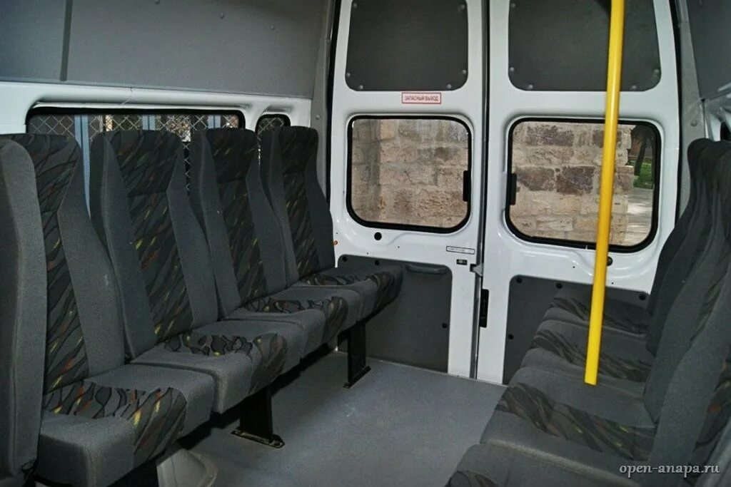 Пассажирская газель салон фото Ford Transit br 2012 год 17 мест - Микроавтобусы - Заказ автобуса в компании Отк