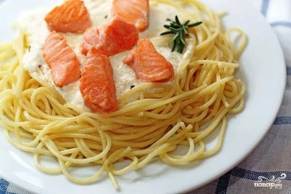 Паста с рыбой с фото Паста с лососем и сыром - пошаговый рецепт с фото на Повар.ру