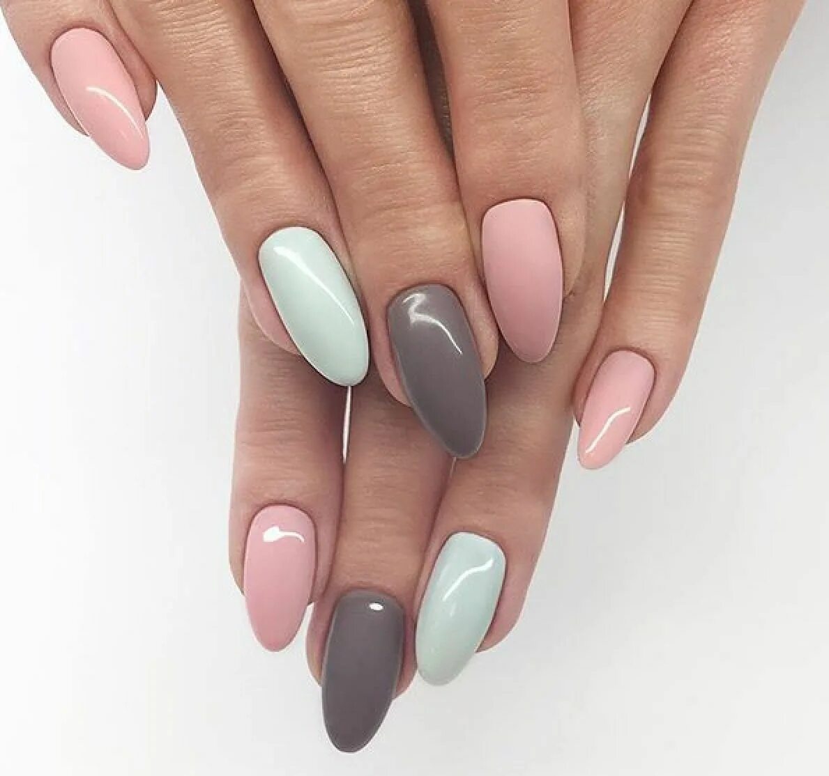 Пастельные ногти дизайн Nails 140, 163,512 semilac Nail colors, Beautiful nails, Fashion nails
