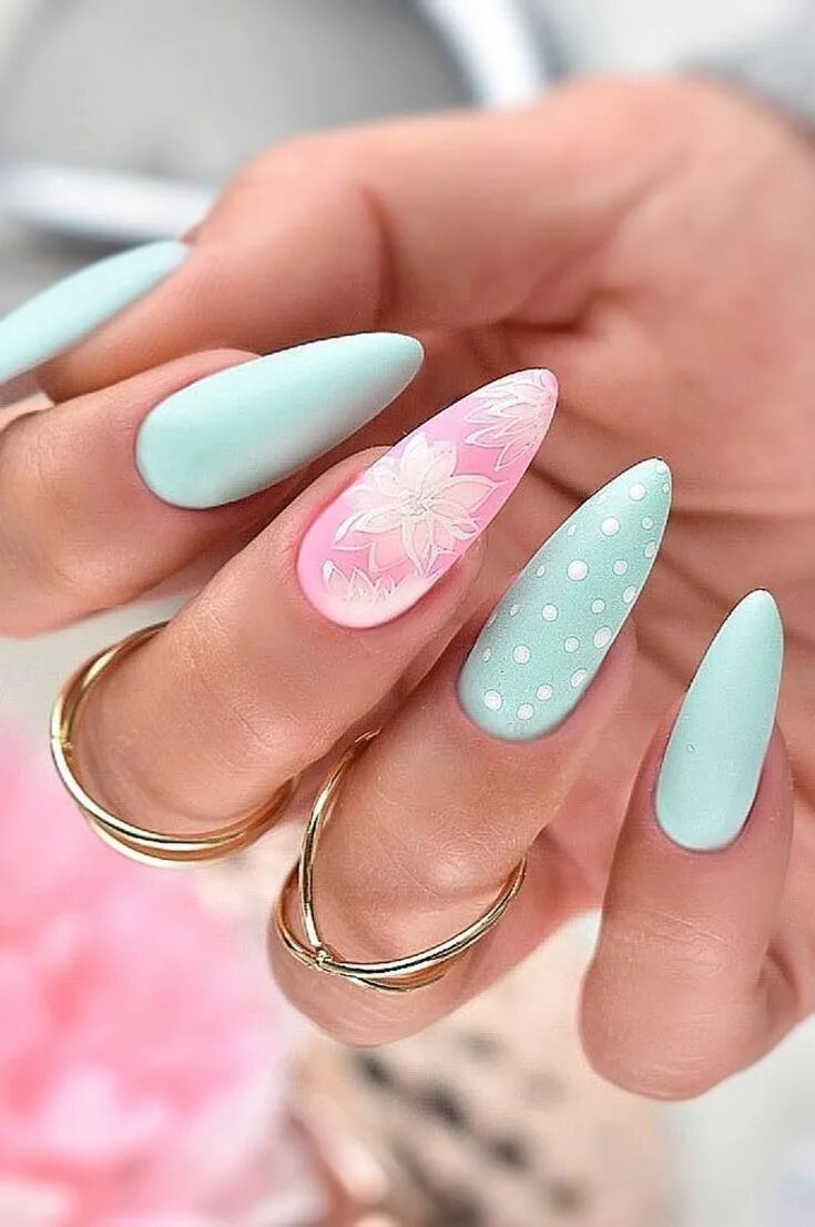 Пастельные ногти дизайн Spring / Summer Nail Ideas; Nail Decorating Ideas, Trends And Tips New 2022 - Pa