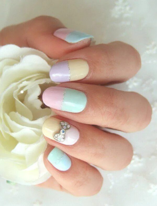 Пастельные ногти дизайн sixteen Marvelous Nail Artwork Styles To Try out This Spring Nail Design Pastel 