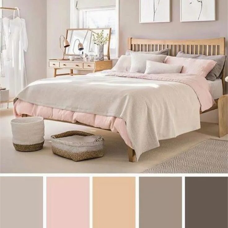 Пастельные цвета в интерьере Pin by Eksenia Rangelova on Holiday house Bedroom color schemes, Beautiful bedro