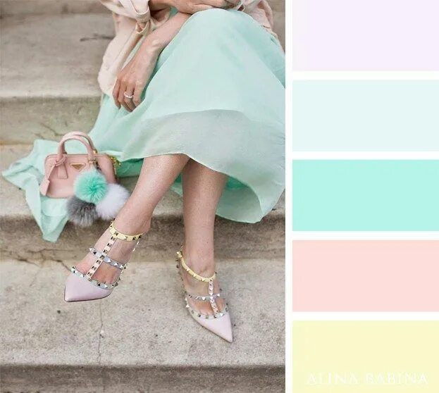 Пастельные цвета в одежде фото Gorgeous Color Combinations for Clothes - Connecticut in Style Color combination