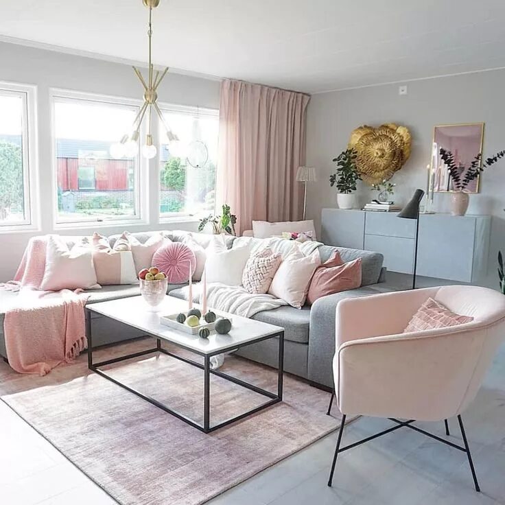 Пастельные тона в интерьере гостиной A Modern Living Room With Incredible Mid-Century Modern Furniture Living Room Id